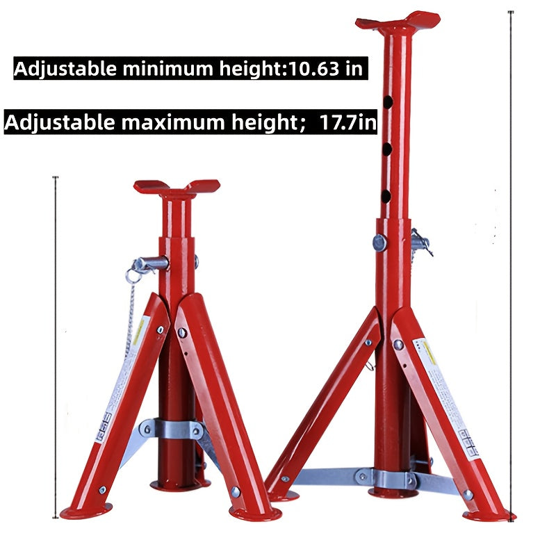 3 Ton Jack Stands (2-Pack) / 2 Ton Horizontal Hydraulic Floor Jack, Heavy-Duty Car Jack for Vehicle Repair & Maintenance
