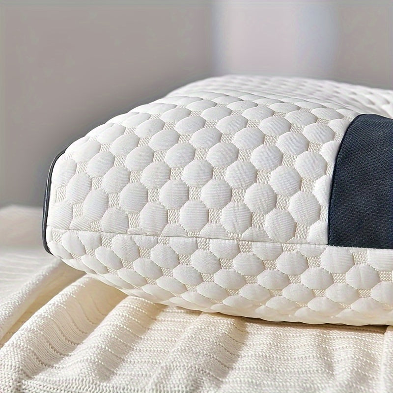 Adjustable Ergonomic Massage Neck Pillows for Couples, Soft Knit Fabric, Premium Filling, Removable Washable Cover for All-Day Comfort