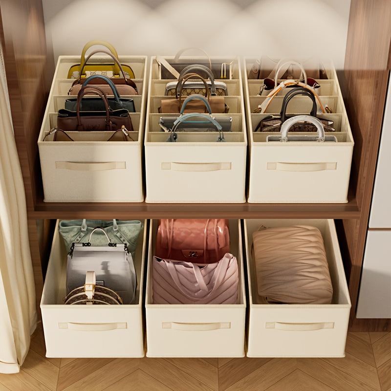 Space-Saving Bag-in-Bag Storage Bag, Dustproof Wardrobe Organizer Divider for Tote Bags & Backpacks