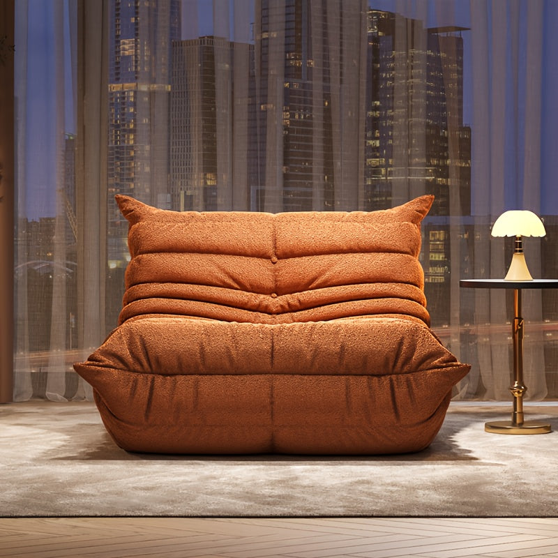 Lazy Bean Bag Chair, Compressed Sponge Single Floor Chair, Multi-Purpose Corner Sofa Bed for Indoor Use, Perfect for Hall, Office, Bedroom & Apartment